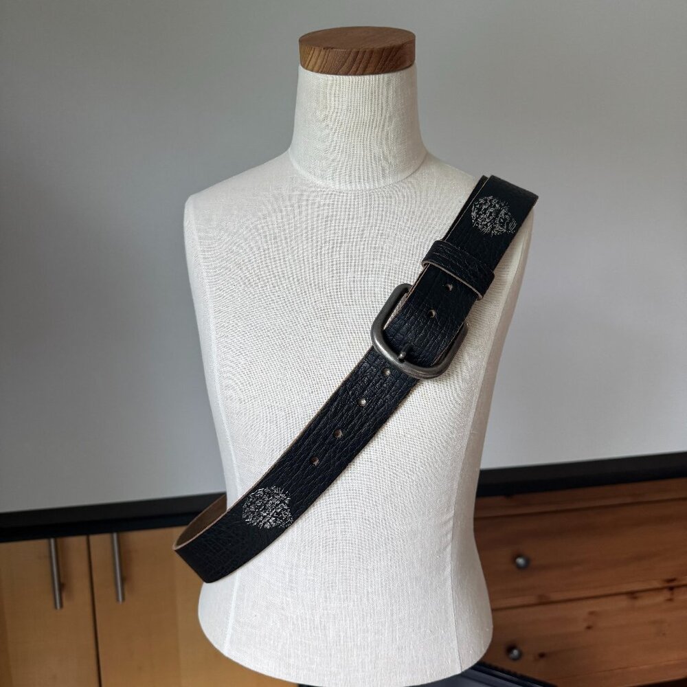 Ed Hardy by Christian Audiger Genuine Leather Belt